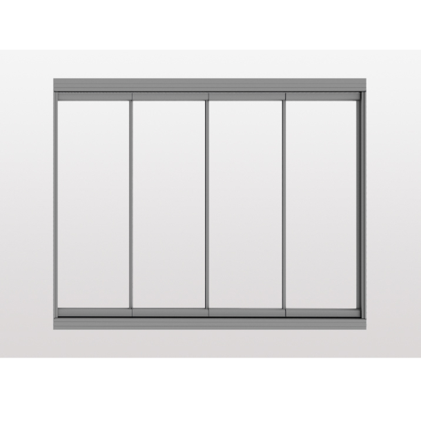 Folding Glass System - Double Glazed Glass Balcony