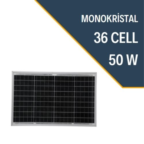 Monocrystalline Solar Panel 50W