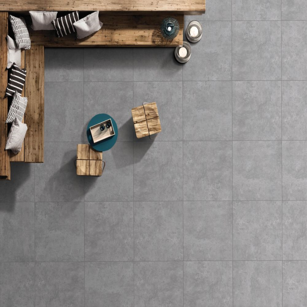 Gray Matte Antislip Floor Tile