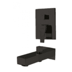 Concealed Bath Mixer With Valve Beak Black