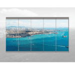 Hanging Glass Systems - Single Glass Accordion System
