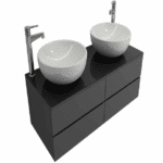 Double Basin Four Drawer Cabinet