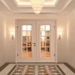 12 Glass 2 Wing Wooden Door