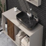 Countertop Ceramic Bathroom Cabinet
